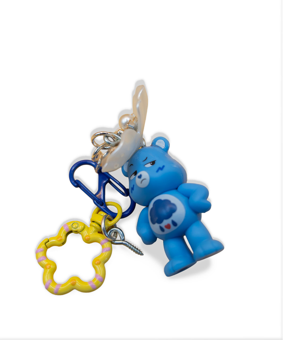 Orchid, Blue & Flower Duck Charms