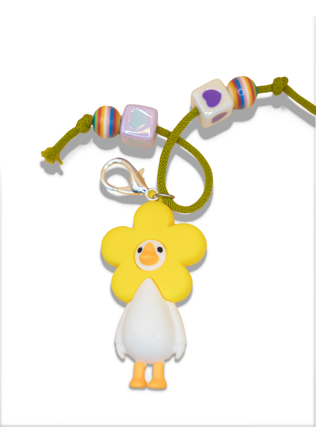 Orchid, Blue & Flower Duck Charms