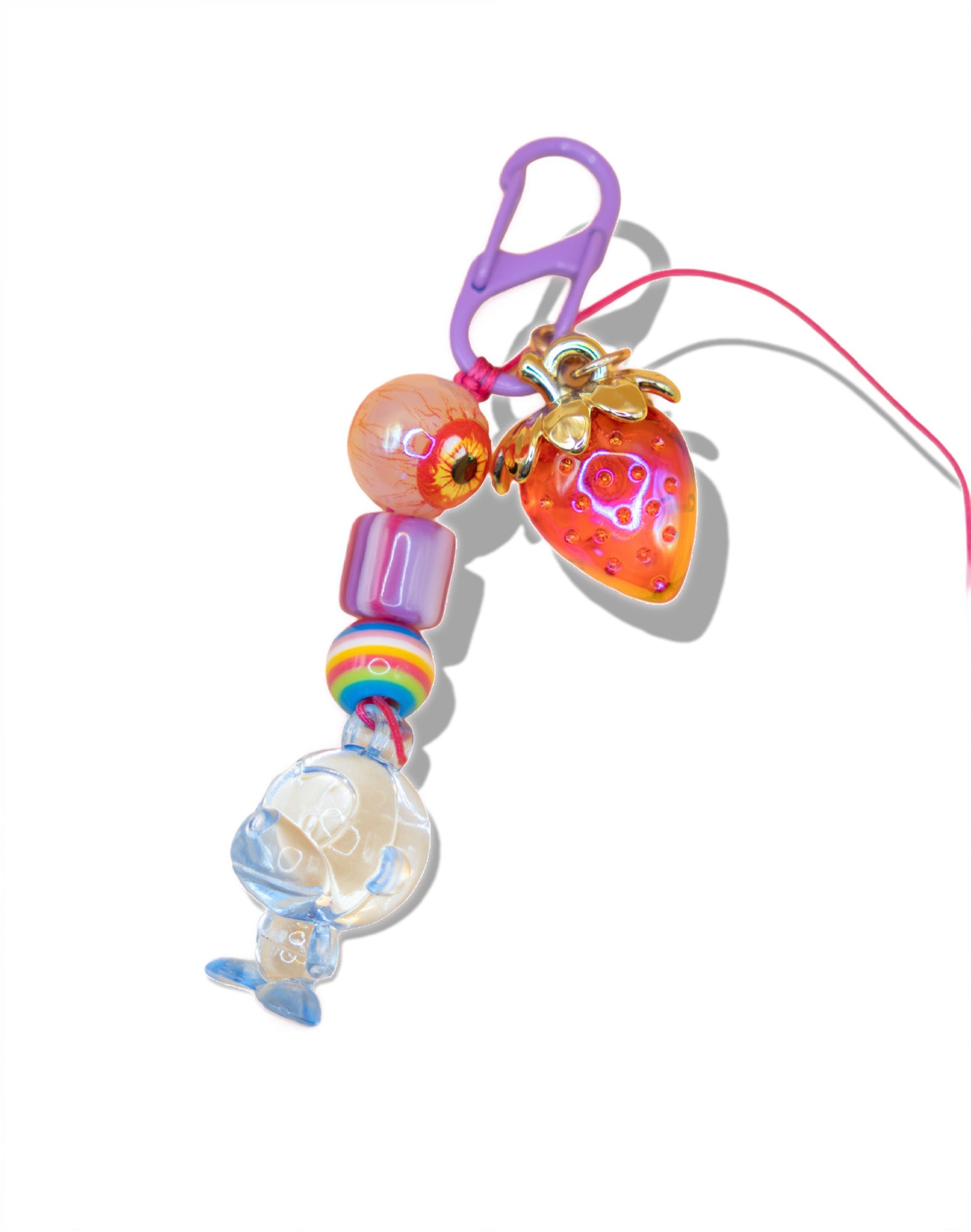 Orchid, Blue & Flower Duck Charms